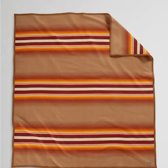 Pendleton Multicolor Striped Blanket from film Killers of The Flower Moon. NWT